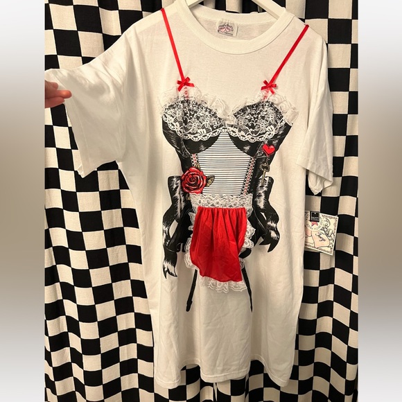 NWT Vintage Sensual Teeze Night Gown Lingerie Shirt - Picture 1 of 14